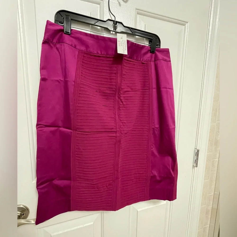 White House Black Market pink/mauve size 14 pencil skirt - Picture 4 of 10